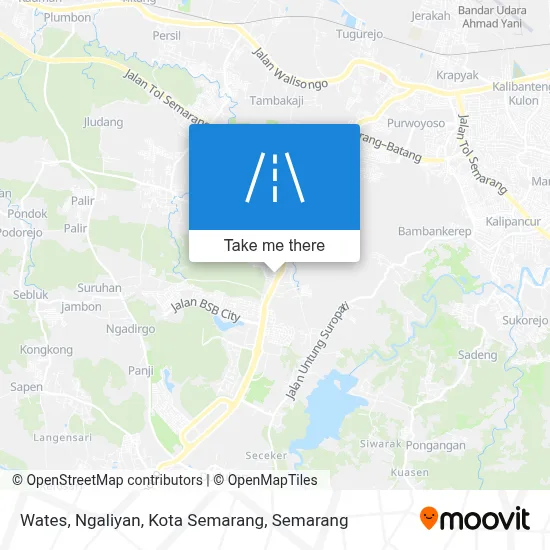 Wates, Ngaliyan, Kota Semarang map