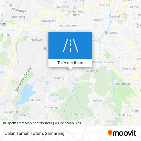 Jalan Taman Totem map