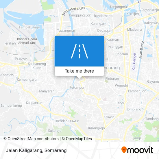 Jalan Kaligarang map