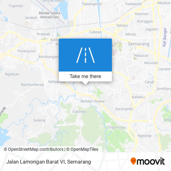 Jalan Lamongan Barat VI map