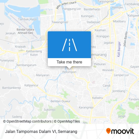 Jalan Tampomas Dalam VI map