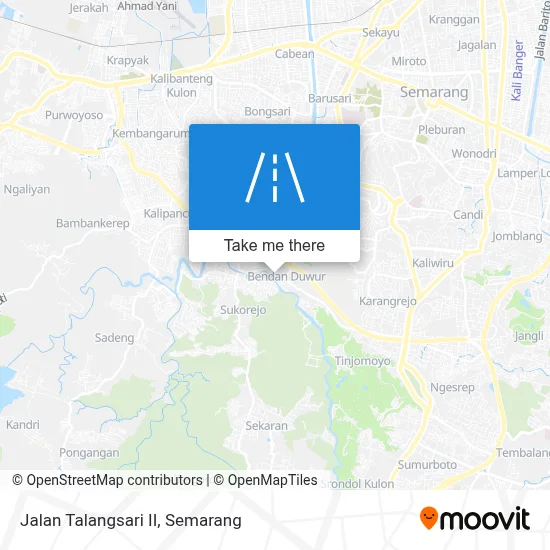 Jalan Talangsari II map