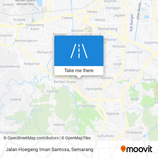 Jalan Hoegeng Iman Santosa map