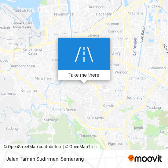 Jalan Taman Sudirman map