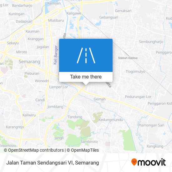 Jalan Taman Sendangsari VI map