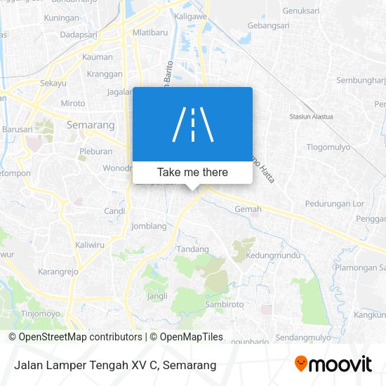 Jalan Lamper Tengah XV C map