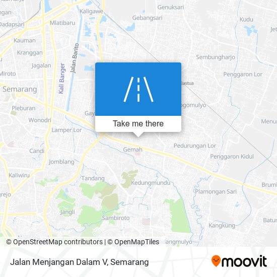 Jalan Menjangan Dalam V map