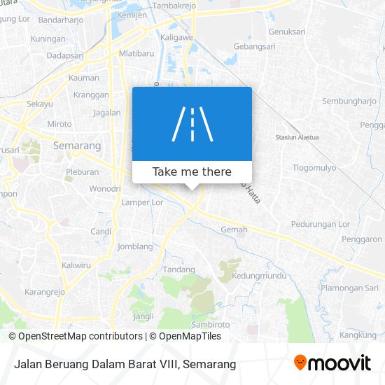 Jalan Beruang Dalam Barat VIII map