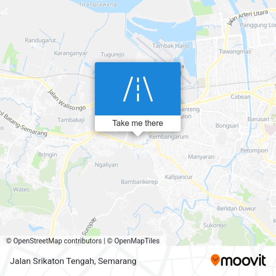 Jalan Srikaton Tengah map