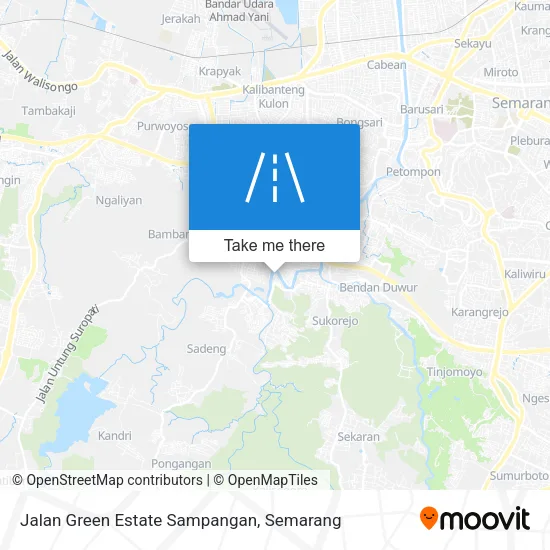 Jalan Green Estate Sampangan map
