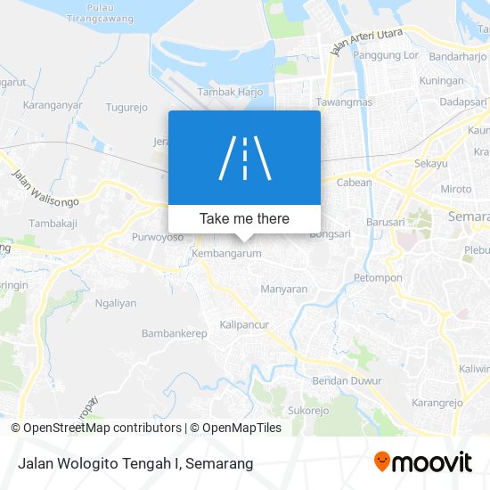 Jalan Wologito Tengah I map