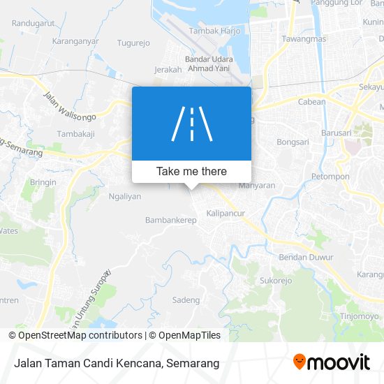 Jalan Taman Candi Kencana map