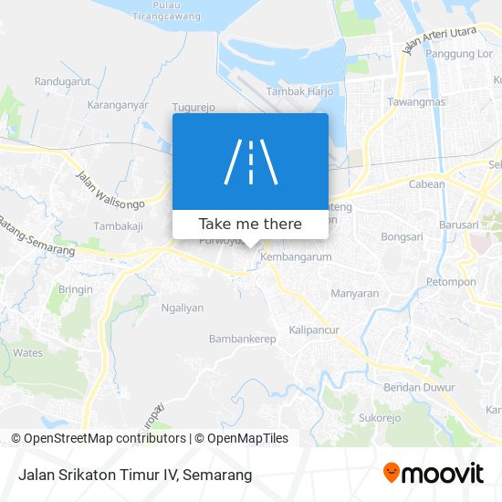 Jalan Srikaton Timur IV map