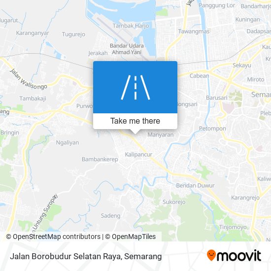 Jalan Borobudur Selatan Raya map