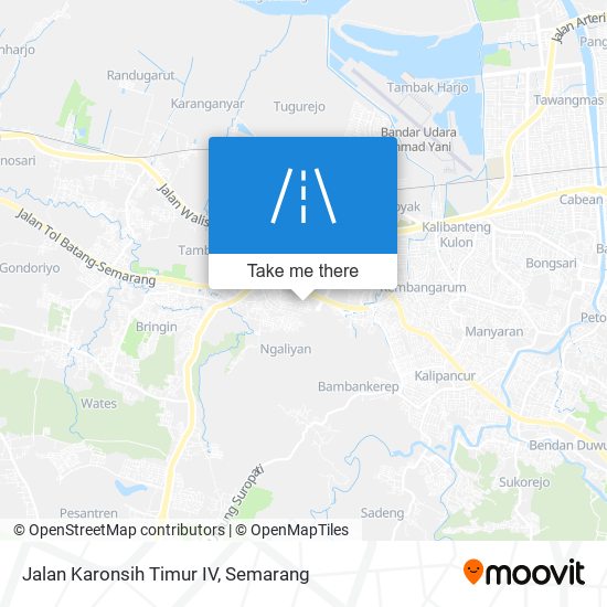 Jalan Karonsih Timur IV map