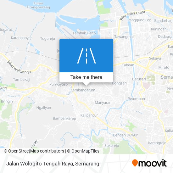 Jalan Wologito Tengah Raya map