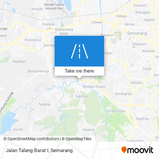 Jalan Talang Barat I map