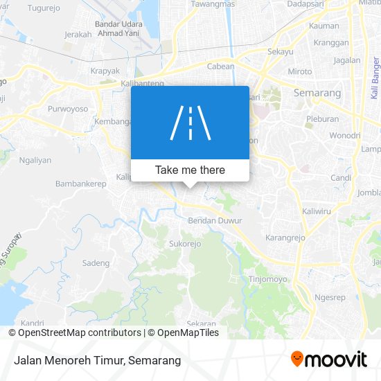 Jalan Menoreh Timur map