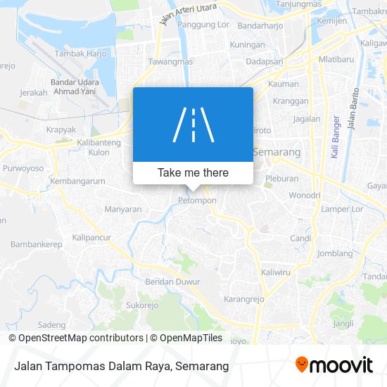 Jalan Tampomas Dalam Raya map