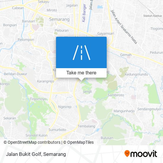 Jalan Bukit Golf map