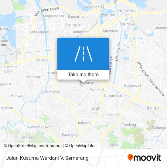 Jalan Kusuma Wardani V map