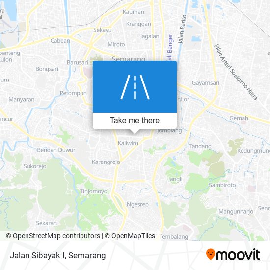 Jalan Sibayak I map