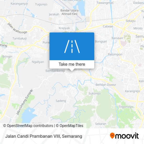 Jalan Candi Prambanan VIII map