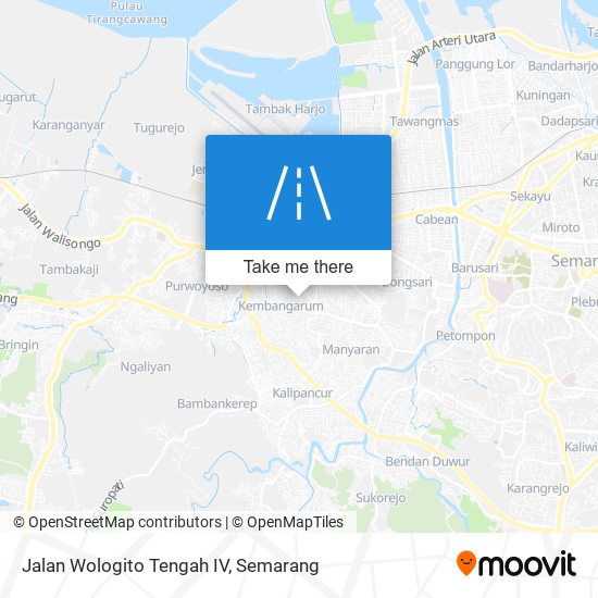 Jalan Wologito Tengah IV map