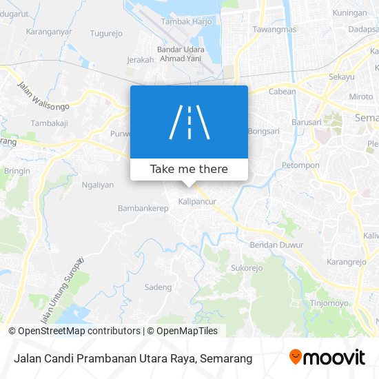 Jalan Candi Prambanan Utara Raya map