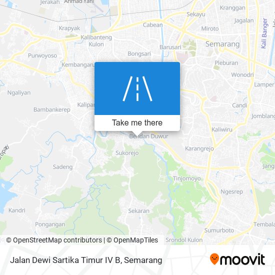 Jalan Dewi Sartika Timur IV B map