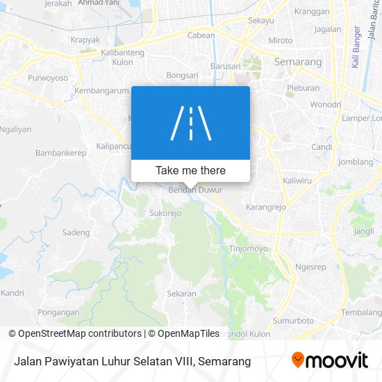 Jalan Pawiyatan Luhur Selatan VIII map