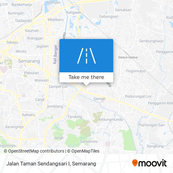 Jalan Taman Sendangsari I map