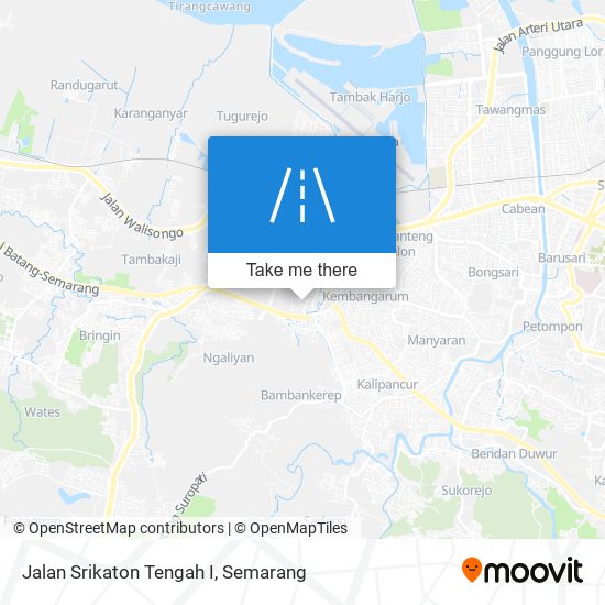 Jalan Srikaton Tengah I map