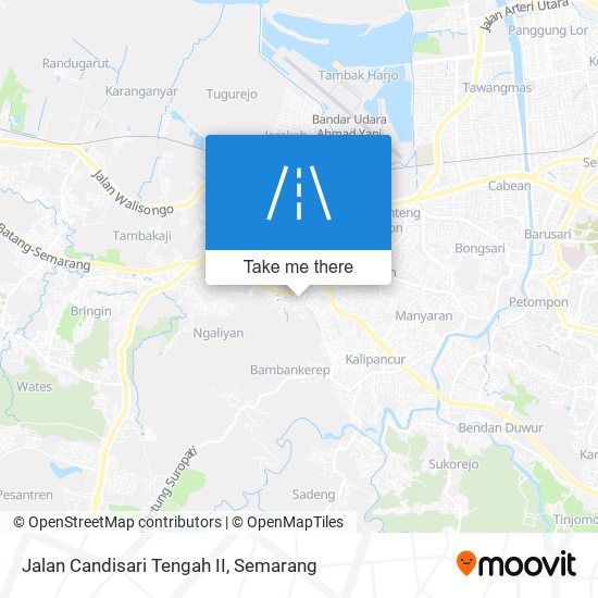 Jalan Candisari Tengah II map