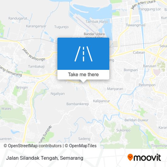 Jalan Silandak Tengah map
