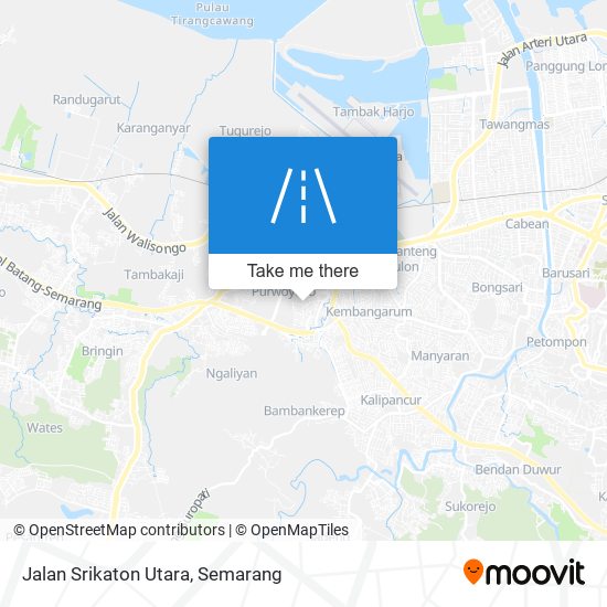 Jalan Srikaton Utara map