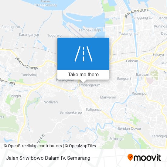 Jalan Sriwibowo Dalam IV map