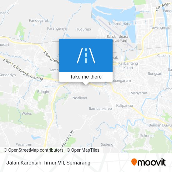 Jalan Karonsih Timur VII map