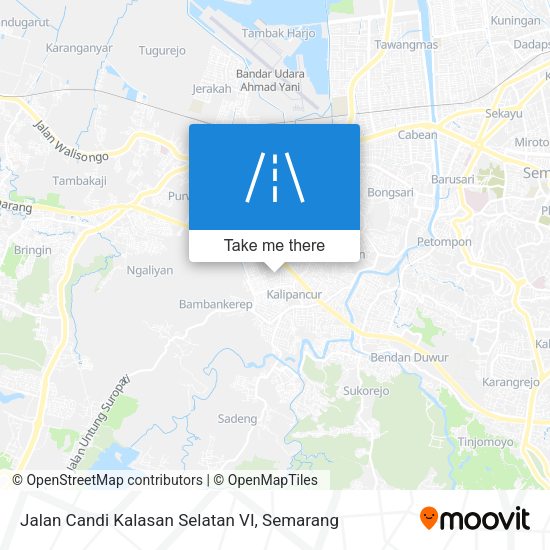 Jalan Candi Kalasan Selatan VI map