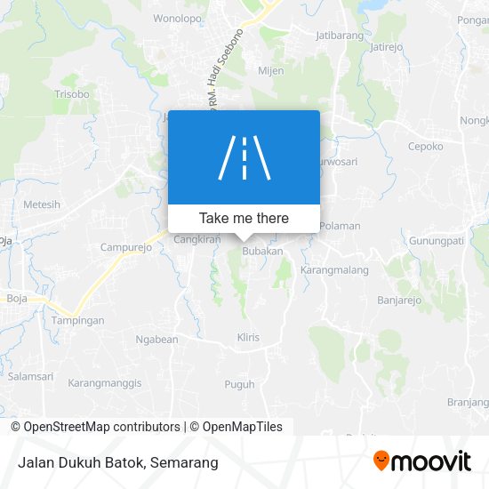 Jalan Dukuh Batok map