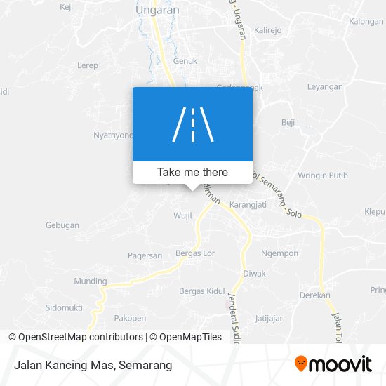 Jalan Kancing Mas map