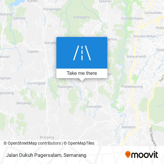 Jalan Dukuh Pagersalam map