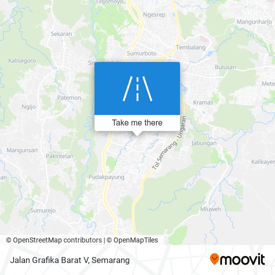 Jalan Grafika Barat V map