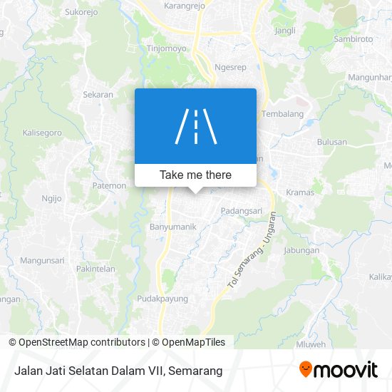 Jalan Jati Selatan Dalam VII map