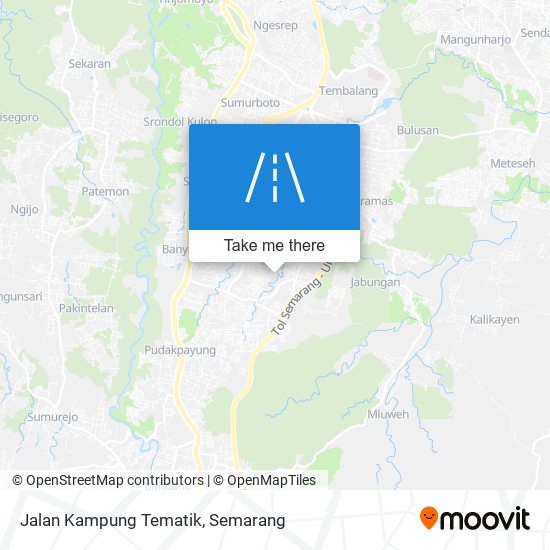 Jalan Kampung Tematik map