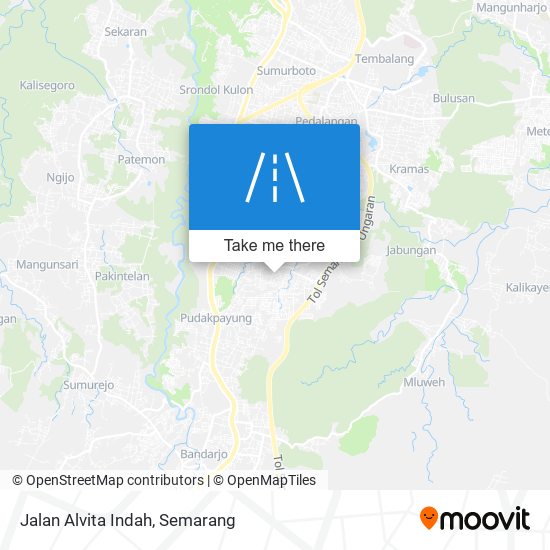 Jalan Alvita Indah map