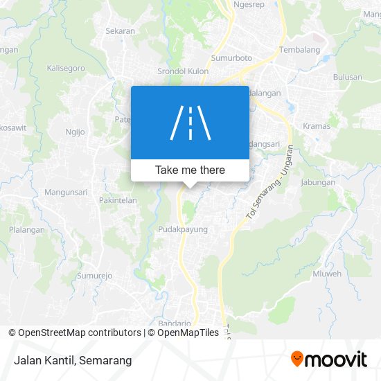 Jalan Kantil map