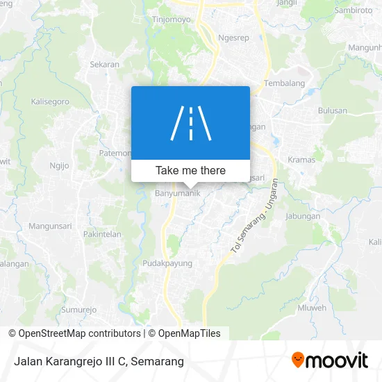 Jalan Karangrejo III C map