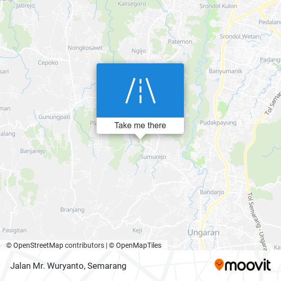 Jalan Mr. Wuryanto map