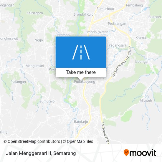 Jalan Menggersari II map